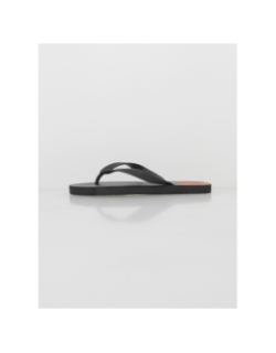 Tongs evy imprimés noir orange homme - Culture Sud