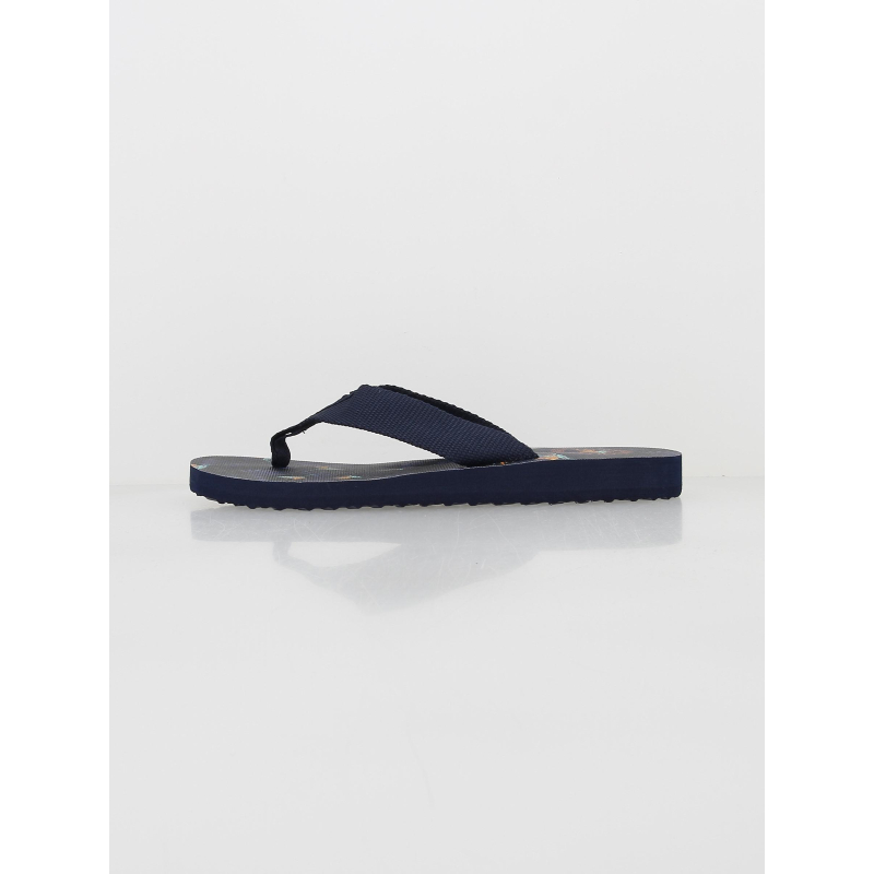 Tong palmise bleu marine homme - Culture Sud