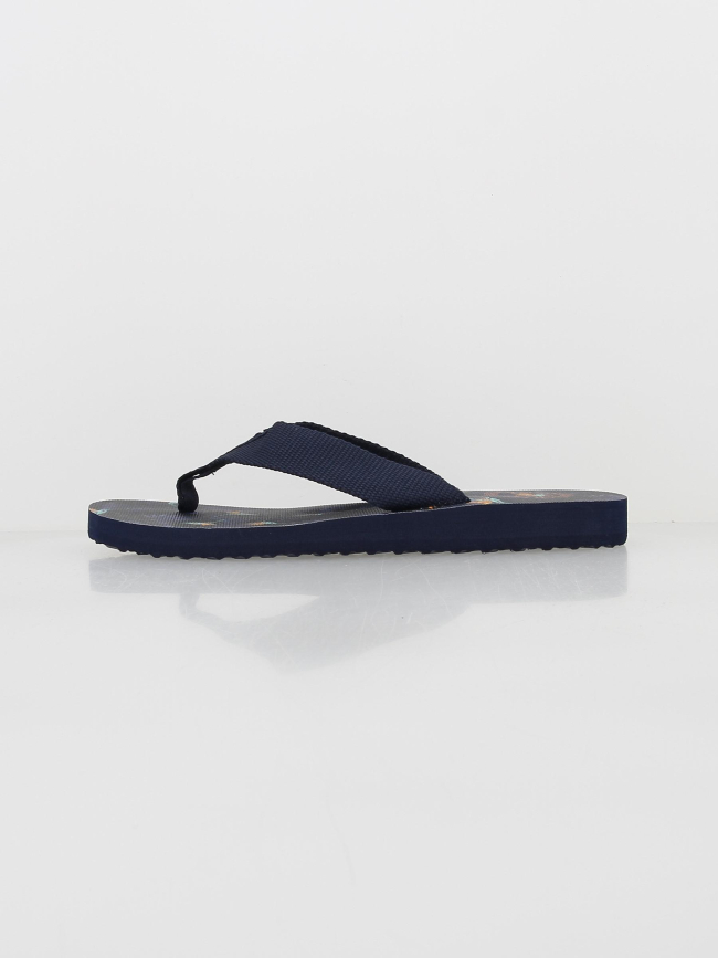 Tong palmise bleu marine homme - Culture Sud