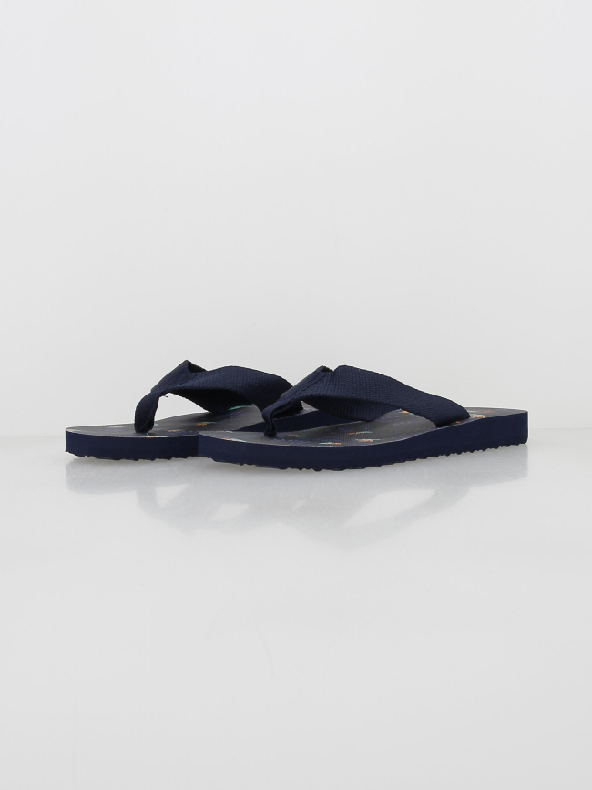 Tong palmise bleu marine homme - Culture Sud