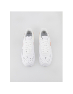 Baskets basses court vision pastel blanc rose femme - Nike