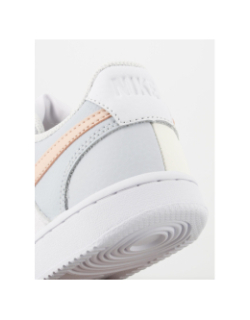 Baskets basses court vision pastel blanc rose femme - Nike