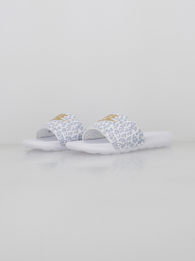 Claquettes victori one slide print blanc femme - Nike