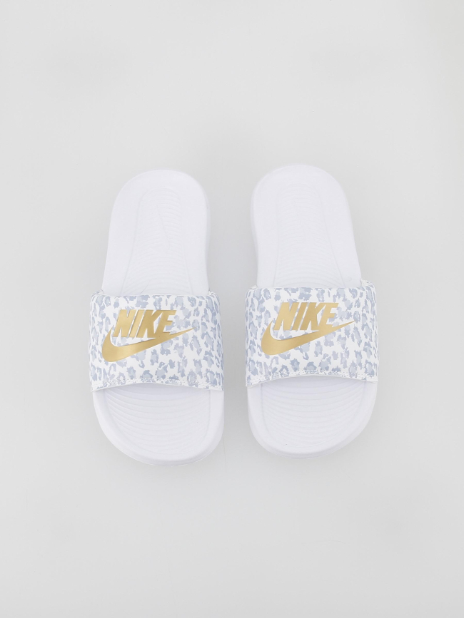 Claquettes victori one slide print blanc femme - Nike