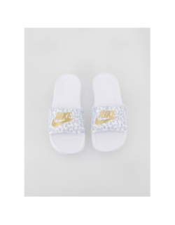 Claquettes victori one slide print blanc femme - Nike