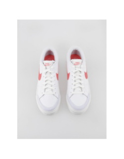 Baskets plateforme court legacy lift blanc rose femme - Nike