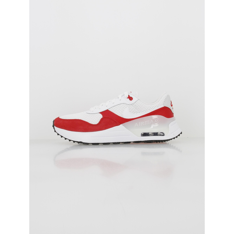 Air max baskets system blanc rouge homme - Nike