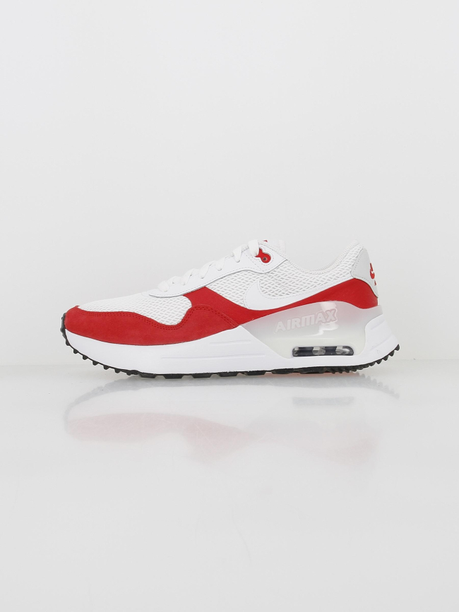 Air max baskets system blanc rouge homme - Nike