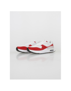 Air max baskets system blanc rouge homme - Nike