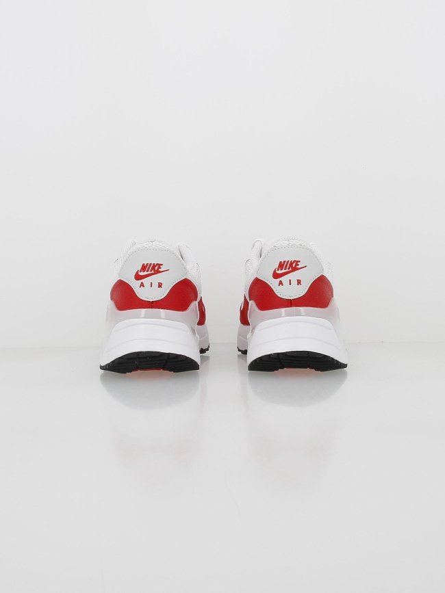 Air max baskets system blanc rouge homme - Nike