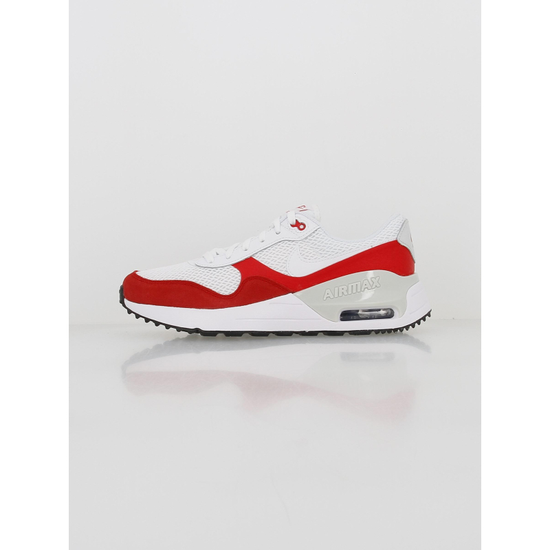 Air max baskets system gs blanc rouge enfant - Nike