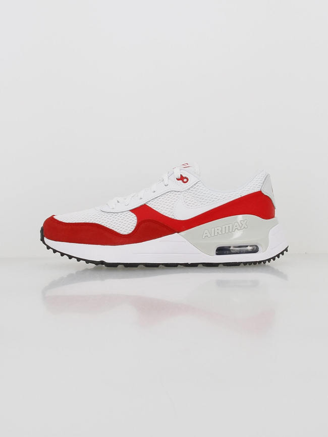 Air max baskets system gs blanc rouge enfant - Nike