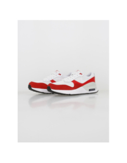 Air max baskets system gs blanc rouge enfant - Nike