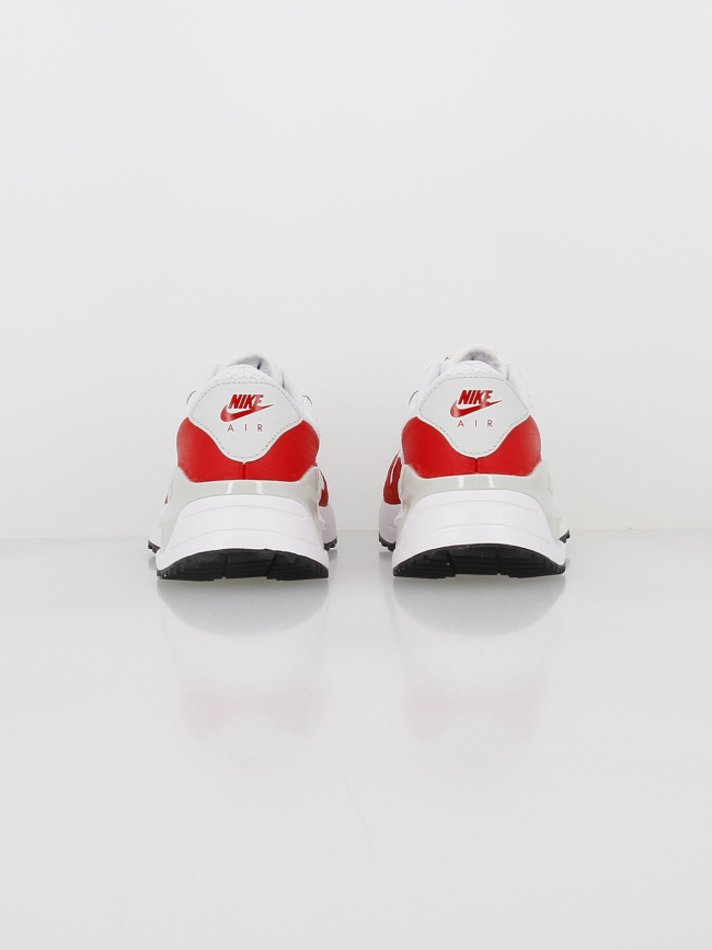 Air max baskets system gs blanc rouge enfant - Nike