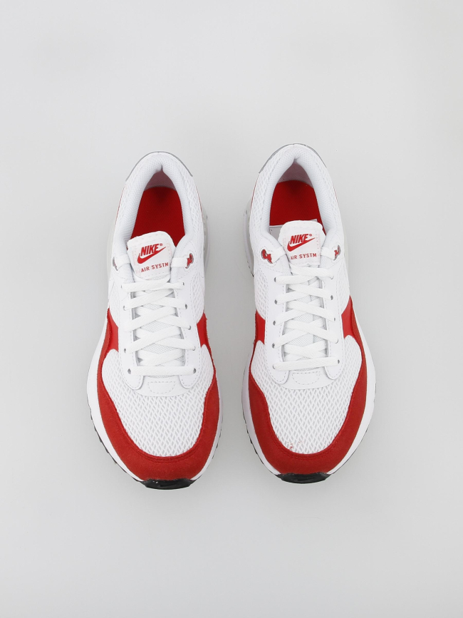 Air max baskets system gs blanc rouge enfant - Nike