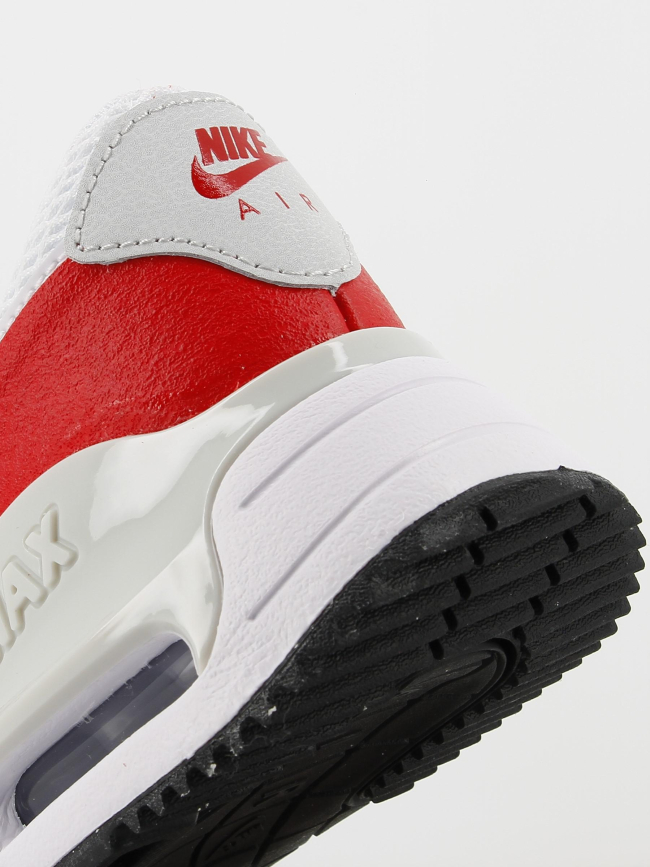 Air max baskets system gs blanc rouge enfant - Nike