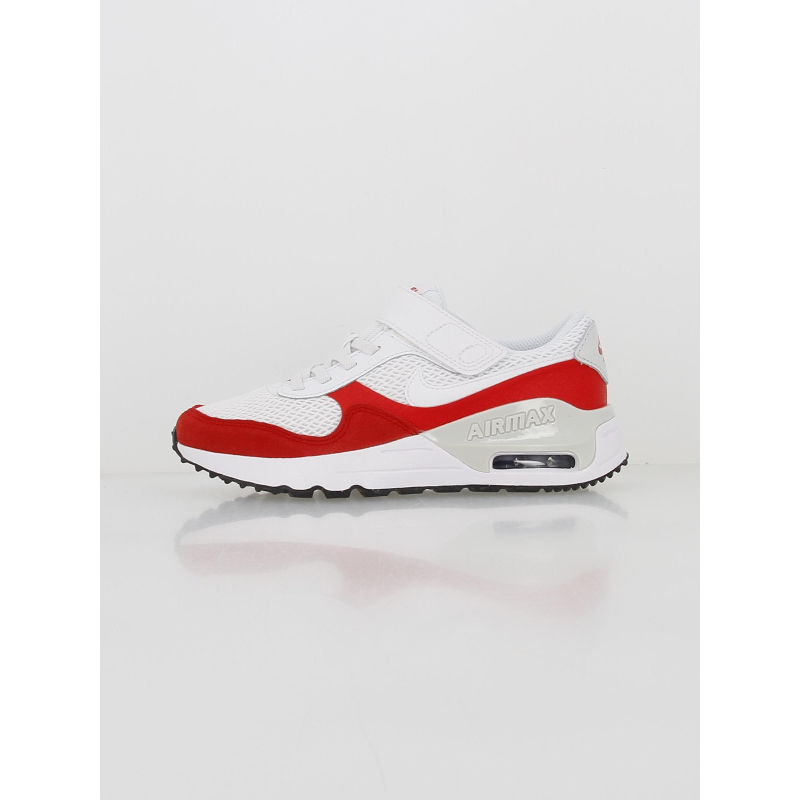 Air max baskets system ps scratch blanc rouge enfant - Nike