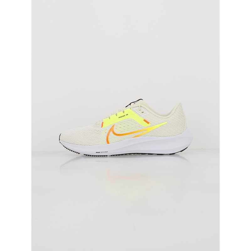 Chaussures de running air zoom pegasus blanc fluo homme - Nike