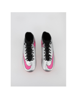 Chaussures de football zoom superfly 9 fg/mg argenté - Nike