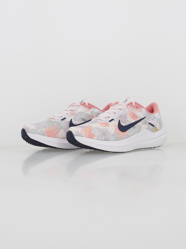 Chaussures de running air winflo 10 fleurs rose femme - Nike