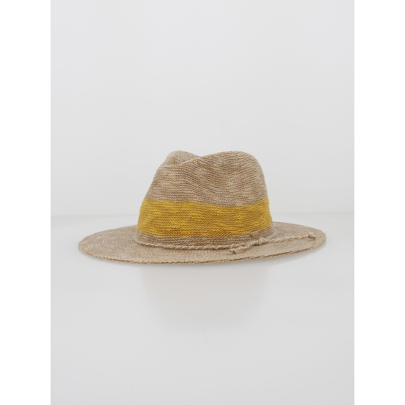 Chapeau ponui paillettes beige jaune femme - Barts