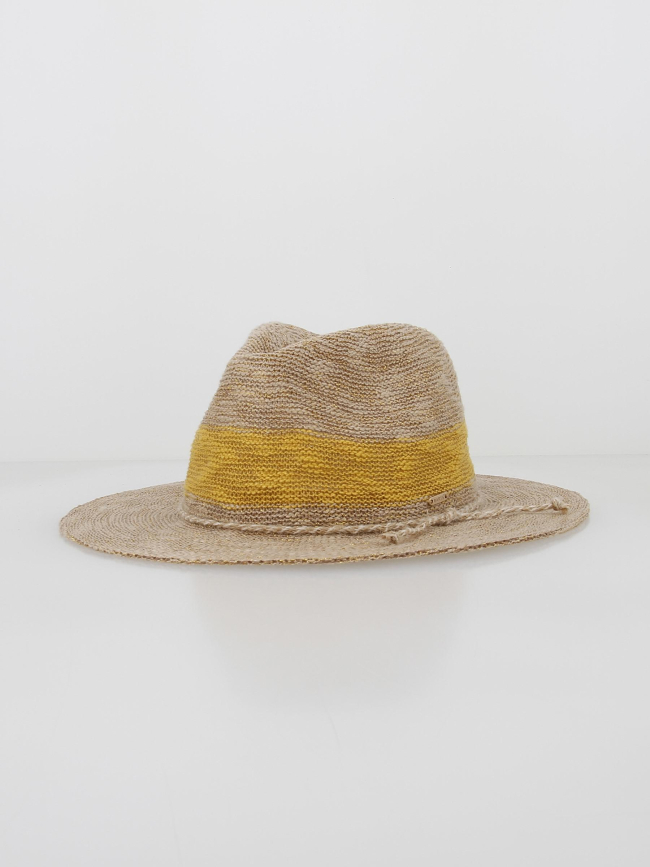 Chapeau ponui paillettes beige jaune femme - Barts