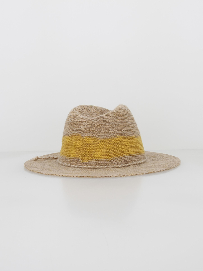 Chapeau ponui paillettes beige jaune femme - Barts