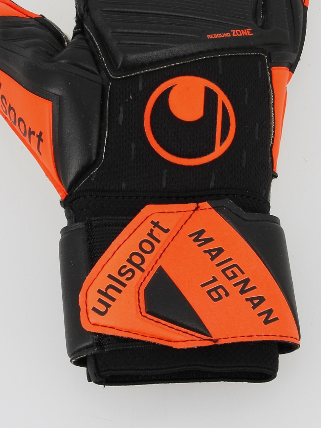 Gants gardien de but supersoft maignan noir rouge - Uhlsport