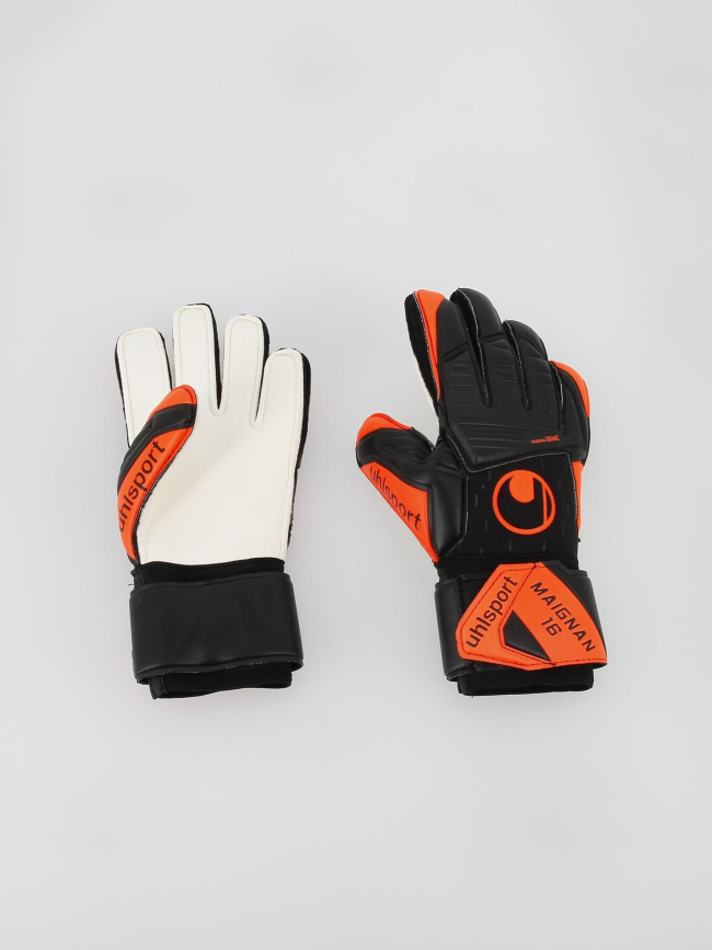 Gants gardien de but supersoft maignan noir rouge - Uhlsport