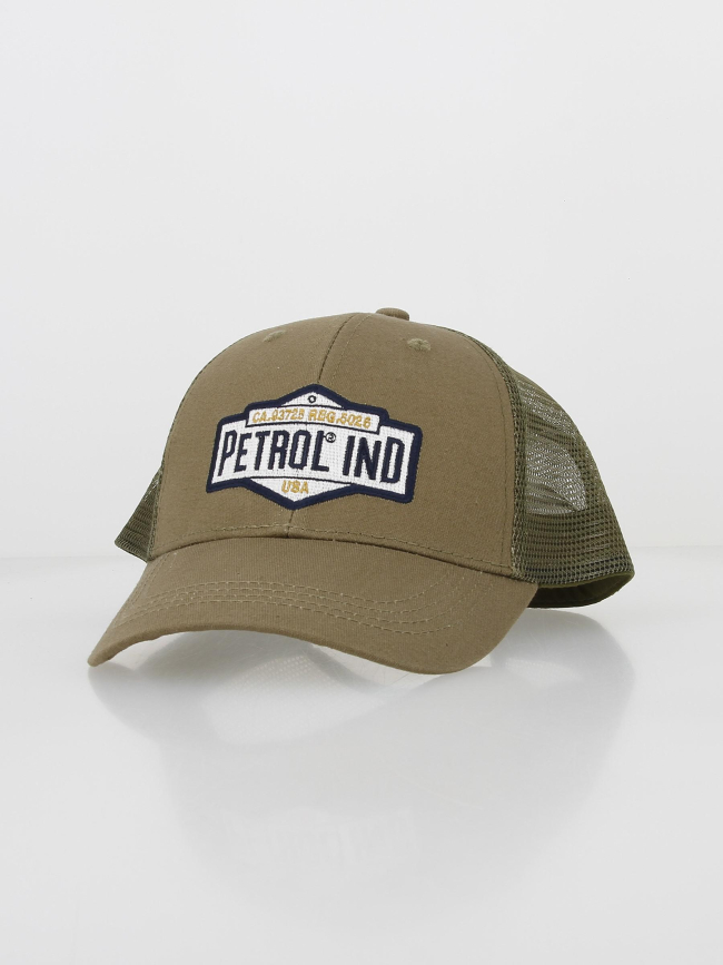 Casquette trucker logo kaki homme - Petrol Industries