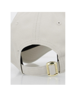 Casquette 9forty logo doré métallique beige femme - New Era