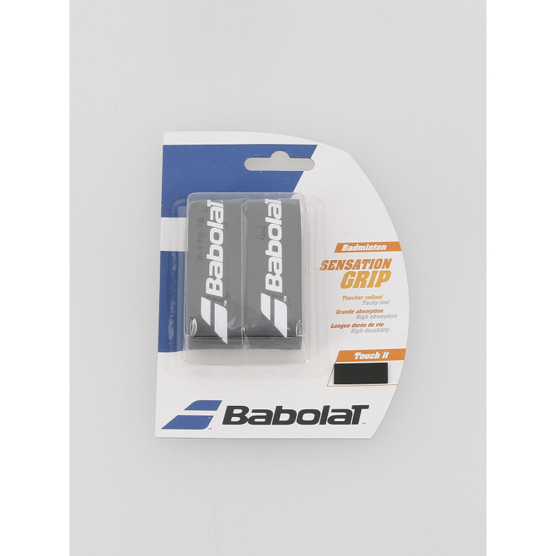 Grip de remplacement badminton sensation noir - Babolat