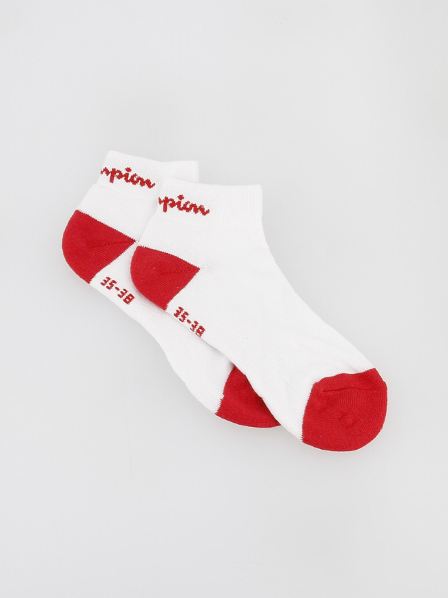 Pack 3 paires de chaussettes quarter calzini blanc - Champion