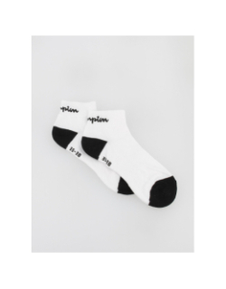 Pack 3 paires de chaussettes quarter calzini blanc - Champion