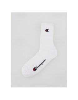 Pack 3 paires de chaussettes crew calzini blanc - Champion