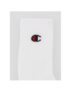 Pack 3 paires de chaussettes crew calzini blanc - Champion