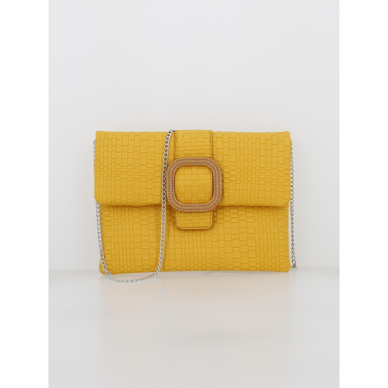 Sac bandoulière pochette kya jaune femme - Tiffosi