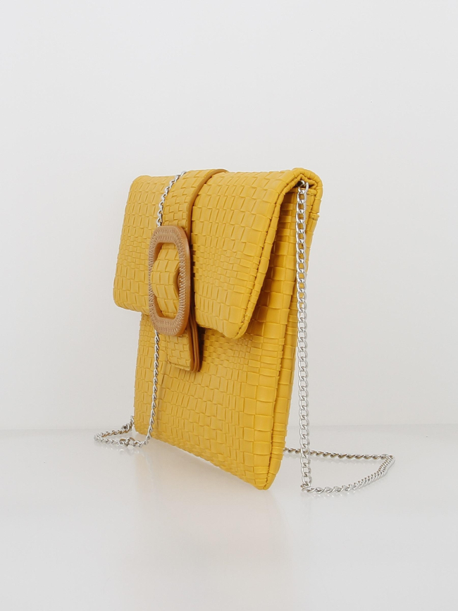 Sac bandoulière pochette kya jaune femme - Tiffosi