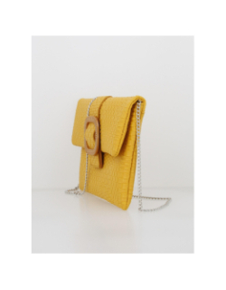 Sac bandoulière pochette kya jaune femme - Tiffosi