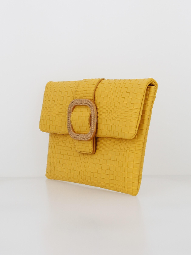 Sac bandoulière pochette kya jaune femme - Tiffosi