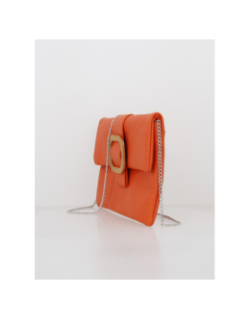 Sac bandoulière pochette kya orange femme - Tiffosi