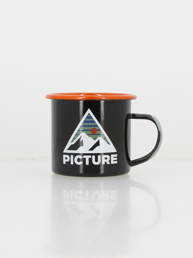 Mug en acier inoxydable sherman logo noir - Picture