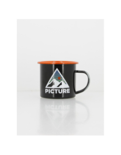 Mug en acier inoxydable sherman logo noir - Picture