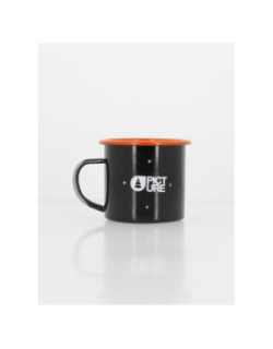 Mug en acier inoxydable sherman logo noir - Picture