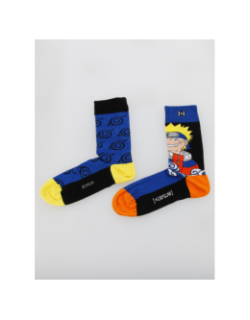 Chaussettes dépareillées naruto multicolore - Capslab