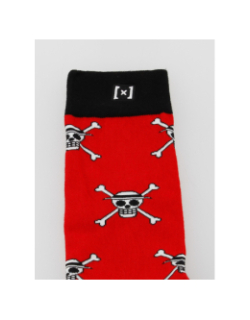 Chaussettes depareillées one piece rouge - Capslab