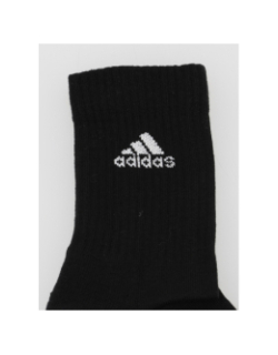 Pack 3 paires de chaussettes sportswear crew noir - Adidas