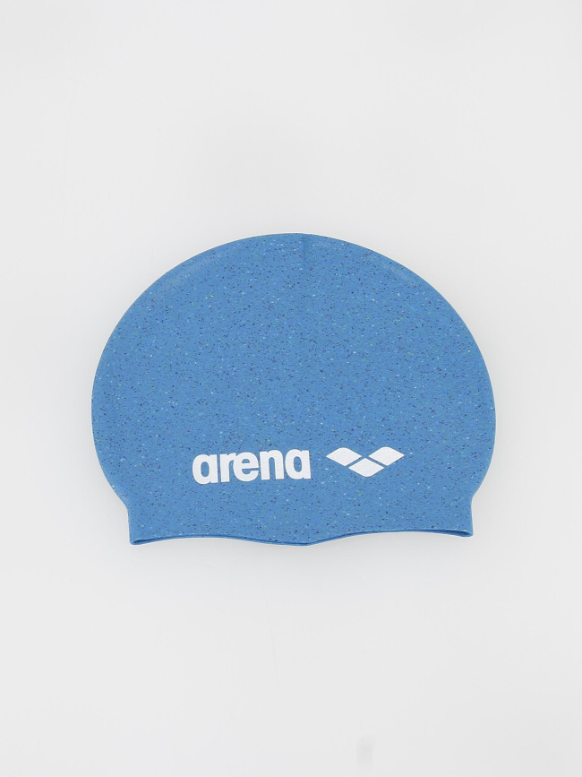 Bonnet de bain silicone tacheté bleu enfant - Arena