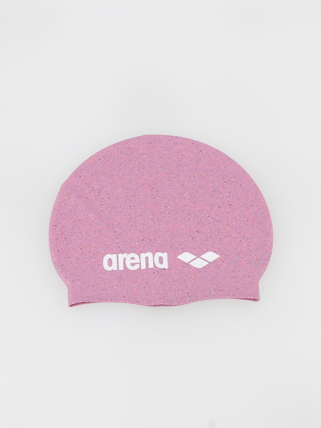 Bonnet de bain silicone tacheté rose enfant - Arena