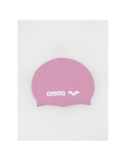 Bonnet de bain silicone tacheté rose enfant - Arena